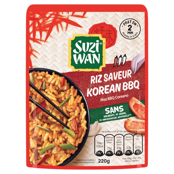 Riz saveur Bœuf Korean BBQ 220g