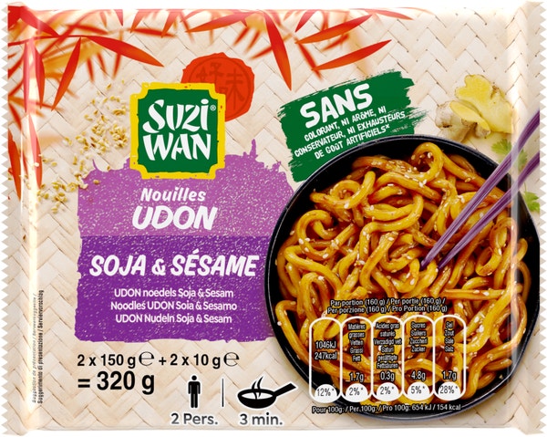 Nouilles Udon Soja & Sésame